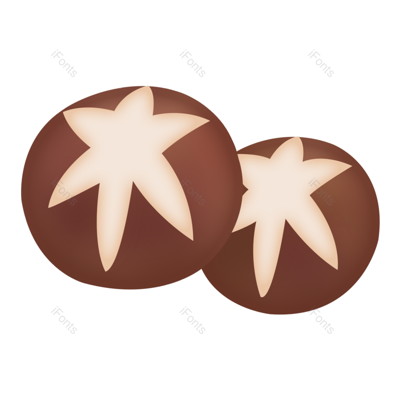 卡通图片,插画元素,蔬菜PNG,蘑菇免抠素材